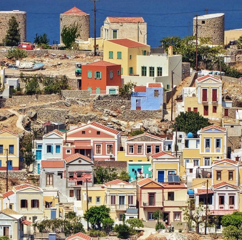 فيلا Little Blue In Chorio, سيمي المظهر الخارجي الصورة